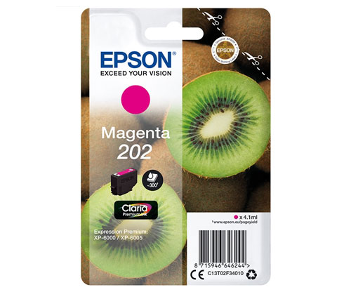 Tinteiro Original Epson T02F3 / 202 Magenta 4.1ml