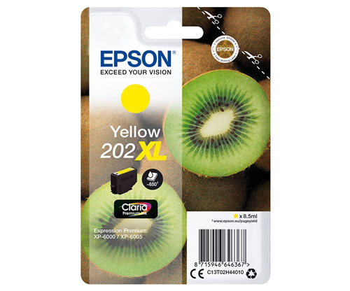 Tinteiro Original Epson T02H4 / 202 XL Amarelo 8.5ml