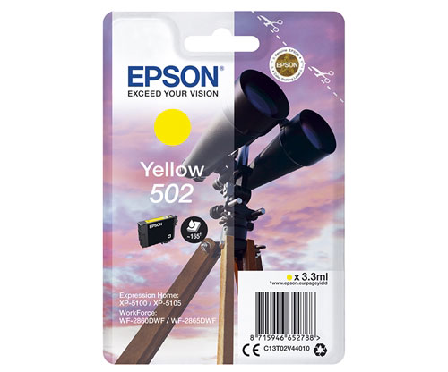 Tinteiro Original Epson T02V4 / 502 Amarelo 3.3ml