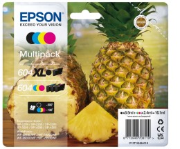 4 Tinteiros Originais, Epson T10H9 Preto 8.9ml + Cor 2.4ml