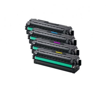 4 Toners Compativeis, Samsung 505L Preto + Cor ~ 6.000 / 3.500 Paginas