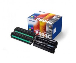 4 Toners Originais, Samsung P504C Preto + Cores ~ 2.500 / 1.800 Paginas