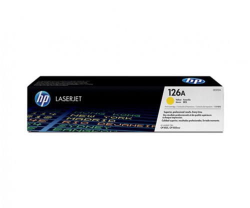 Toner Original HP 126A Amarelo ~ 1.000 Paginas