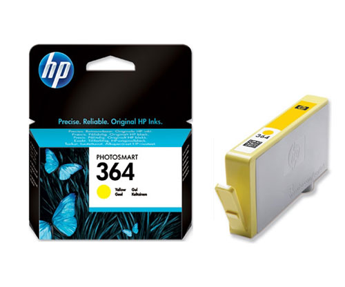 Tinteiro Original HP 364 Amarelo 3ml ~ 300 Paginas