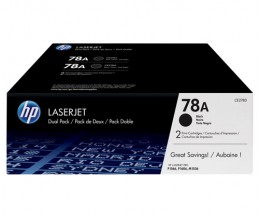 2 Toners Originais, HP 78A Preto ~ 2.100 Paginas